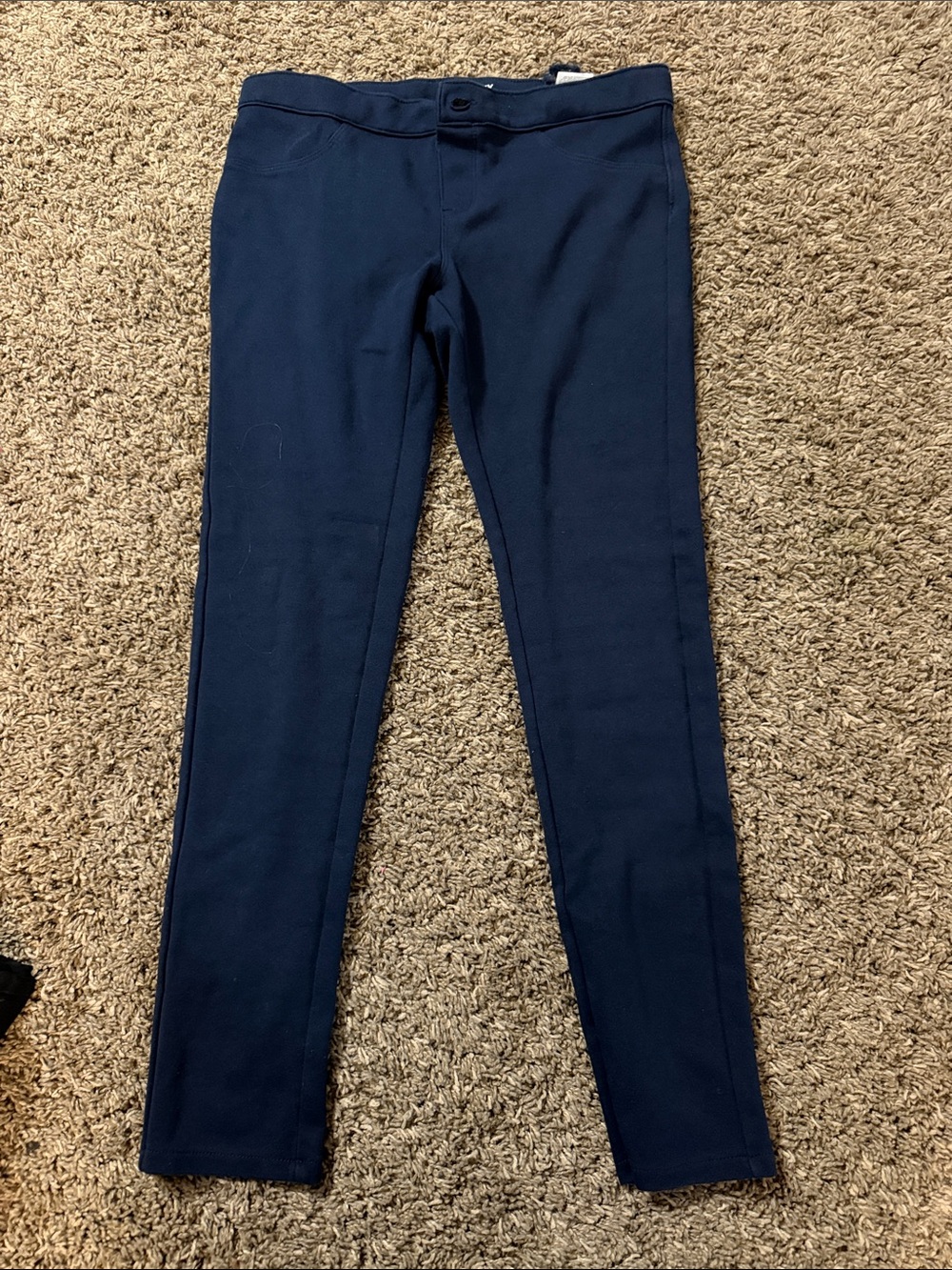 Old Navy Girls Navy Ponte Leggings
